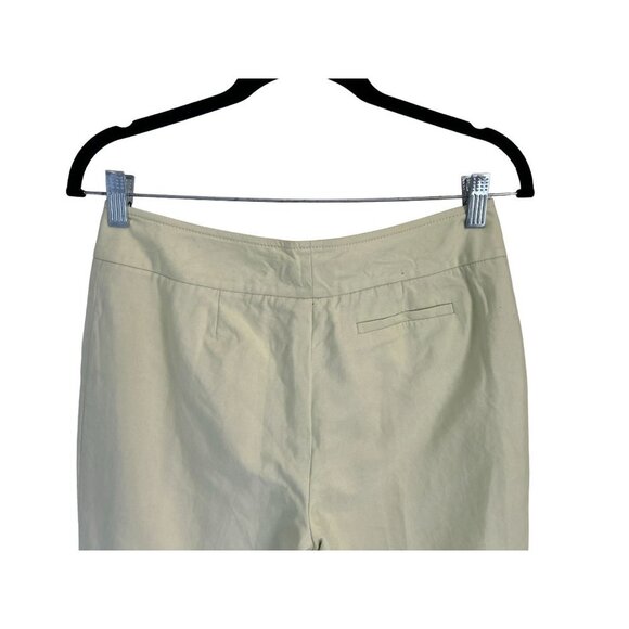 Vtg Y2K Ann Taylor Pants Cotton Silk Wide Leg Casual Trousers Lined Size 4 - Picture 3 of 7